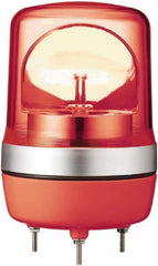 Schneider Electric - 12 VAC/VDC, 250 mAmp, Rotating Beacon LED Light - Surface Mounted, 6.77 Inch High, 106mm Diameter, 138 Flashes per min - Exact Tool & Supply