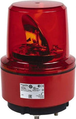 Schneider Electric - 24 VDC, 125 mAmp, Rotating Beacon LED Light - Surface Mounted, 7.05 Inch High, 130mm Diameter, 162 Flashes per min - Exact Tool & Supply