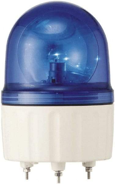 Schneider Electric - 24 VAC/VDC, 125 mAmp, Rotating Beacon LED Light - Surface Mounted, 6.61 Inch High, 120mm Diameter, 138 Flashes per min - Exact Tool & Supply