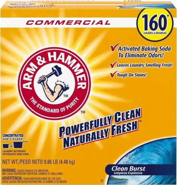 Arm & Hammer - 11.9 Lb Powder Laundry Detergent - Clean Burst Scent - Exact Tool & Supply