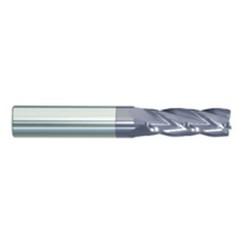 1/2" Dia. - 3" OAL - CBD - High Spiral HP End Mill - 4 FL - Exact Tool & Supply