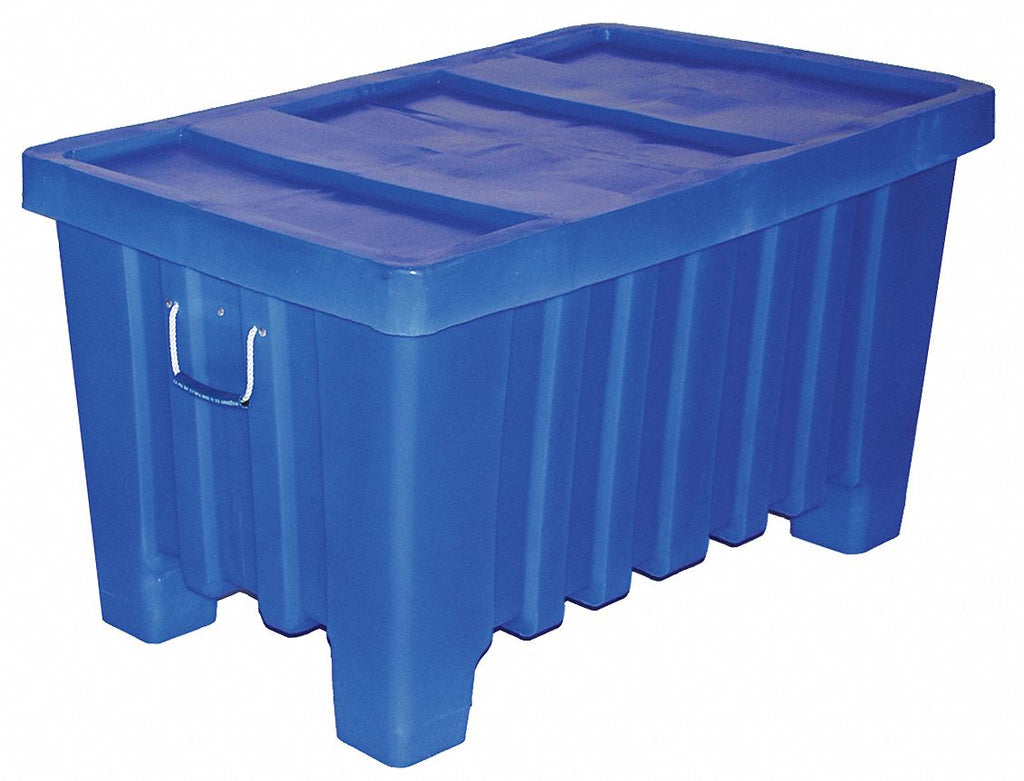 Bulk Container, Black, 24"H x 43"L x 26-1/2"W, 1EA