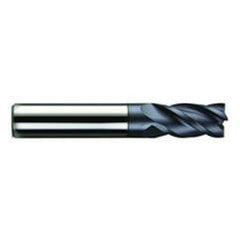 7/16" Dia. - 2-3/4" OAL - AlTiN - CBD - Vari Helix HP End Mill - 4 FL - Exact Tool & Supply
