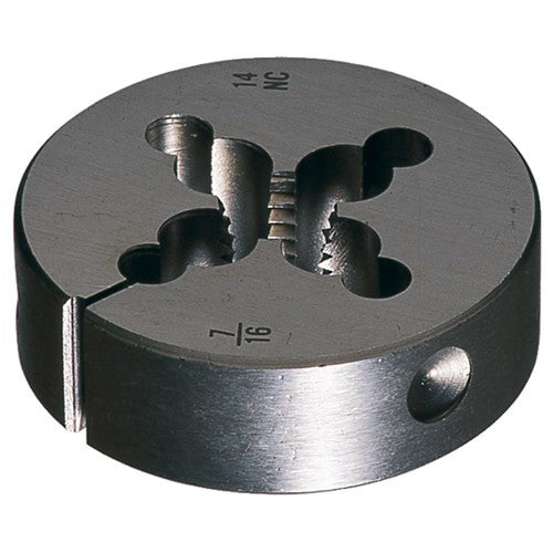 3/8-18 NPT 2″ OD Carbon Steel Round Adjustable Die - Taper Pipe - Exact Tool & Supply