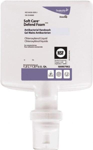 Diversey - 1.2 L Cartridge Foam Soap - Clear, Fragrance Free Scent - Exact Tool & Supply