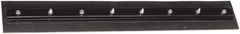 Harper Brush - 30" Rubber Blade Floor Squeegee - Double Edge, Black, Steel Holder - Exact Tool & Supply