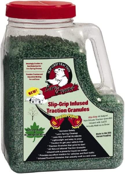 Bare Ground Solutions - 5 Lb Jug Calcium Chloride Granules - Effective to -20°F - Exact Tool & Supply