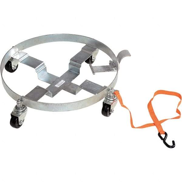 Vestil - 900 Lb Load Capacity, Drum Dolly - Exact Tool & Supply
