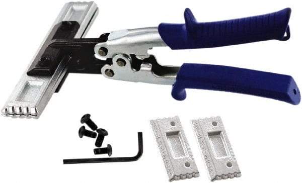 Midwest Snips - 10" OAL Hand Seamer for HVAC - 1" Jaw Width, 2" Jaw Depth - Exact Tool & Supply