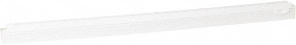 Vikan - 27.6" Polypropylene Blade Squeegee Refill - Threaded End, Double Edge, White, Polypropylene Holder, Use with 77155 - Exact Tool & Supply