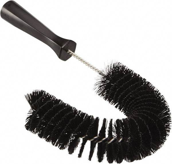 Vikan - 2-1/4" Diam Polyester Hook Brush - 15-1/2" OAL, 6-1/2" Head Length, Polypropylene Handle - Exact Tool & Supply