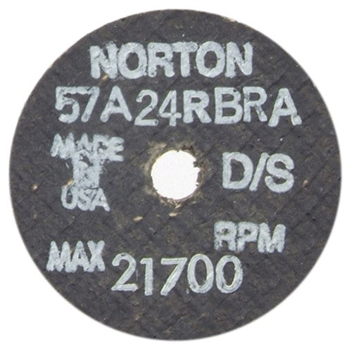 3″ × 1/2″ × 3/8″ Snagging Wheel Type 01 Straight 24 Grit