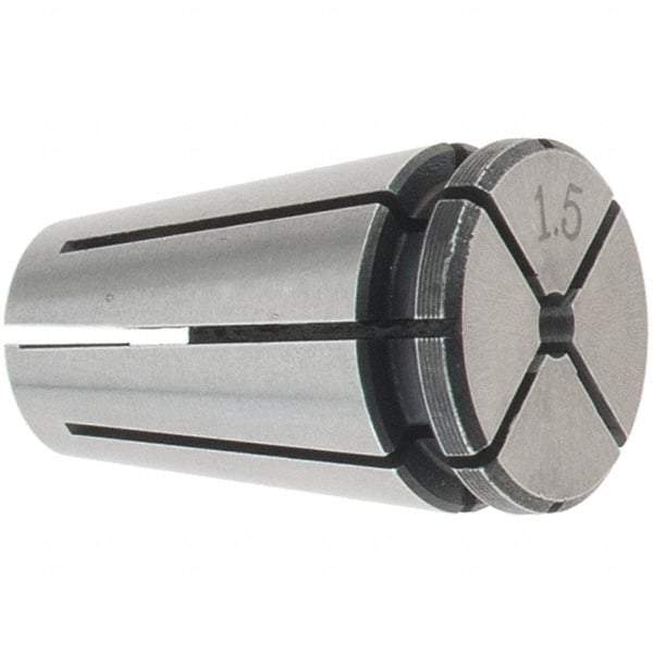 Accupro - 1 to 1.5mm ER8 Collet - 0.01mm TIR, 13mm OAL, 8.5mm Overall Diam - Exact Tool & Supply