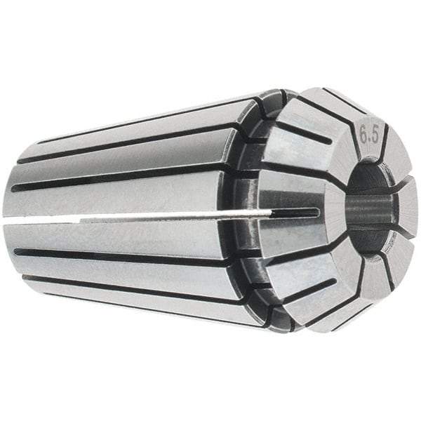 Accupro - 6 to 6.5mm ER16 Collet - 0.01mm TIR, 27mm OAL, 17mm Overall Diam - Exact Tool & Supply