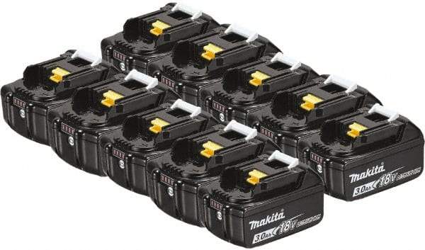 Makita - 18 Volt Lithium-Ion Power Tool Battery - 3 Ahr Capacity, Series LXT - Exact Tool & Supply