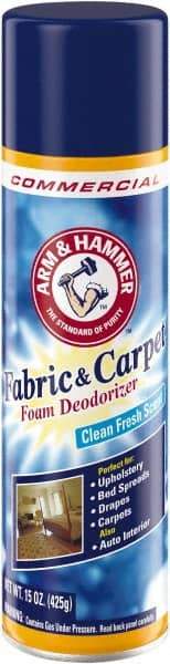Arm & Hammer - 15 oz Aerosol Carpet Deodorizer - Fresh Scent, Use on Carpet, Curtains & Fabrics - Exact Tool & Supply