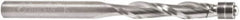 Amana Tool - 1/4" Cut Diam, 1-1/4" Length of Cut, 2 Flute Flush Trim Edge Profile Router Bit - Solid Carbide, 1/4" Shank Diam, 1-1/4" Shank Length, 3-5/16" OAL, Uncoated - Exact Tool & Supply