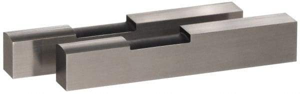 SPI - 2.945 Inch Overall Length, 0.512 Inch Jaw Thickness, 0.5 Inch Radius, Gage Block Cylindrical Jaws - Radius 0.00003 Inch, Pair 0.00004 Inch Accuracy, Sold As Pair, For Use with Rectangular Gage Blocks, 2 Pieces - Exact Tool & Supply