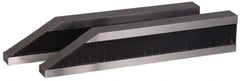 SPI - 4 Inch Overall Length, 0.75 Inch Jaw Thickness, Gage Block Bevel End Jaws - Flatness per 2 Inch +/-0.00002 Inch Accuracy, Sold As Pair, For Use with Rectangular Gage Blocks, 2 Pieces - Exact Tool & Supply