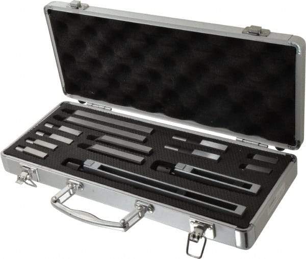 SPI - Gage Block Gage Block Accessory Set - For Use with Rectangular Gage Blocks, 14 Pieces - Exact Tool & Supply
