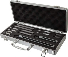 SPI - Gage Block Gage Block Accessory Set - For Use with Rectangular Gage Blocks, 14 Pieces - Exact Tool & Supply
