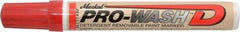 Markal - Red Oil-Based Paint Marker - Fine Tip, Alcohol Base Ink - Exact Tool & Supply