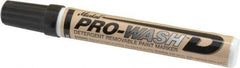 Markal - Black Oil-Based Paint Marker - Fine Tip, Alcohol Base Ink - Exact Tool & Supply