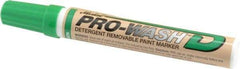 Markal - Green Oil-Based Paint Marker - Fine Tip, Alcohol Base Ink - Exact Tool & Supply