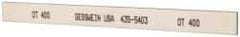 Value Collection - 400 Grit Aluminum Oxide Rectangular Polishing Stone - Super Fine Grade, 1/2" Wide x 6" Long x 1/8" Thick, Oil Filled - Exact Tool & Supply