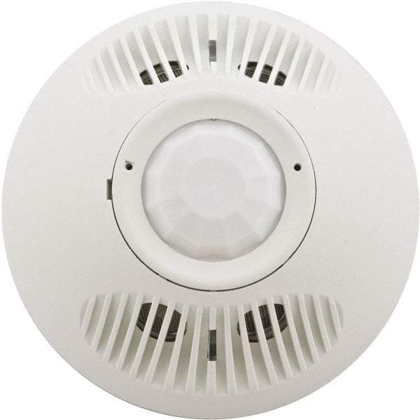 Hubbell Wiring Device-Kellems - 24 VAC/VDC, Indoor Ceiling Mount Infrared and Ultrasonic Sensor - 1-1/2 Inch High - Exact Tool & Supply