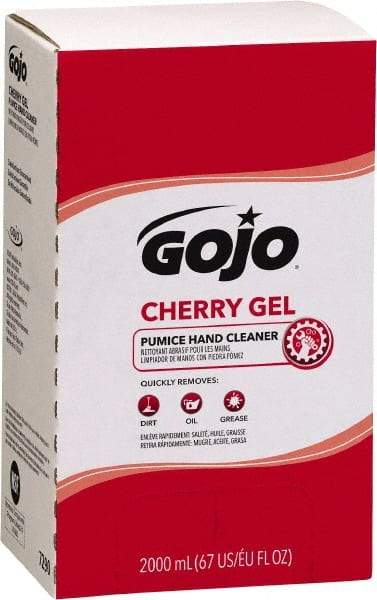 GOJO - 2 L Dispenser Refill Gel Hand Cleaner - Red, Cherry Scent - Exact Tool & Supply