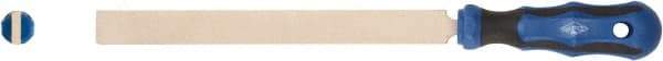 Ampco - Stiff Aluminum Bronze Alloy Straight Scraper - 3/4" Blade Width x 8" Blade Length, Soft Grip Handle - Exact Tool & Supply