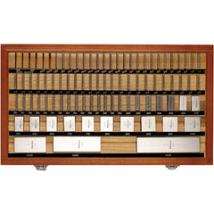 Square Gage Block Set - 81 Pieces - Grade 2 - Steel - Exact Tool & Supply
