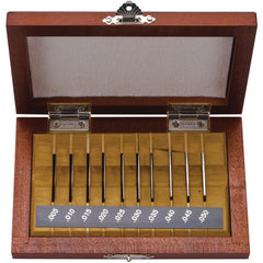 Thin Block Set - Model 516-926-26-10 Pieces - Grade 2 - Steel - Exact Tool & Supply