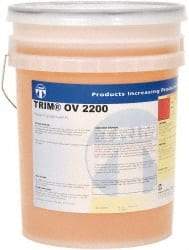 Master Fluid Solutions - Trim OV 2200, 5 Gal Pail Cutting & Grinding Fluid - Straight Oil, For Thread Rolling - Exact Tool & Supply