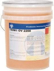 Master Fluid Solutions - Trim OV 2200, 5 Gal Pail Cutting & Grinding Fluid - Straight Oil, For Thread Rolling - Exact Tool & Supply