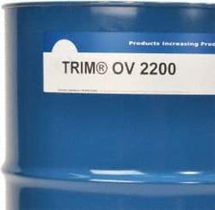 Master Fluid Solutions - Trim OV 2200, 54 Gal Drum Cutting & Grinding Fluid - Straight Oil, For Thread Rolling - Exact Tool & Supply