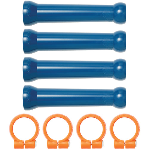 Coolant Hose System Kit - 1/2″ Inside Diameter System-1/2″ Extended Element Kit Contains 4 Extended Elements w/Clamps - Exact Tool & Supply