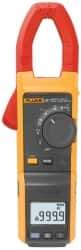 Fluke - 381, CAT IV, CAT III, Digital True RMS Clamp Meter with 1.3386" Clamp On Jaws - 1000 VAC/VDC, 999.9 AC/DC Amps, Measures Voltage, Current - Exact Tool & Supply