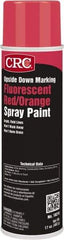 CRC - 20 fl oz Red Marking Paint - 700' Coverage, Lead Free Formula, 528 gL VOC - Exact Tool & Supply