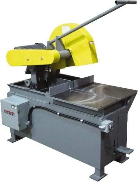 Kalamazoo - 20" Blade Diam, 1" Arbor Hole, Straight Chop & Cutoff Saw - 2,500 RPM, 15 hp, 220/440 Volts, 3 Phase - Exact Tool & Supply