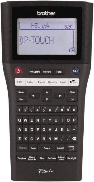 Brother - Handheld Electronic Labeling Tool - 4.8" Wide x 9.7" Long - Exact Tool & Supply