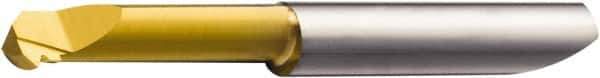 Sandvik Coromant - 0.49mm Cutting Depth, 28 Max TPI, 5.1mm Diam, Internal Thread, Solid Carbide, Single Point Threading Bar - TiAlN/TiN Finish, 1.2717" OAL, 15mm Projection from Edge, 60° Profile Angle - Exact Tool & Supply
