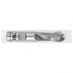 1" Dia. - 4-1/2" OAL - Bright HSS Co-Center Cut SE EM - 2 FL - Exact Tool & Supply