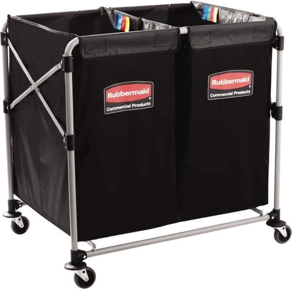 Rubbermaid - Vinyl Basket Truck - 24.1" Width - Exact Tool & Supply