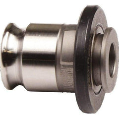 Emuge - 0.1575" Tap Shank Diam, 0.1181" Tap Square Size, #1 Tapping Adapter - 0.2756" Projection, 0.9055" Tap Depth, 1.1221" OAL, 3/4" Shank OD, Through Coolant, Series EM01 - Exact Tool & Supply