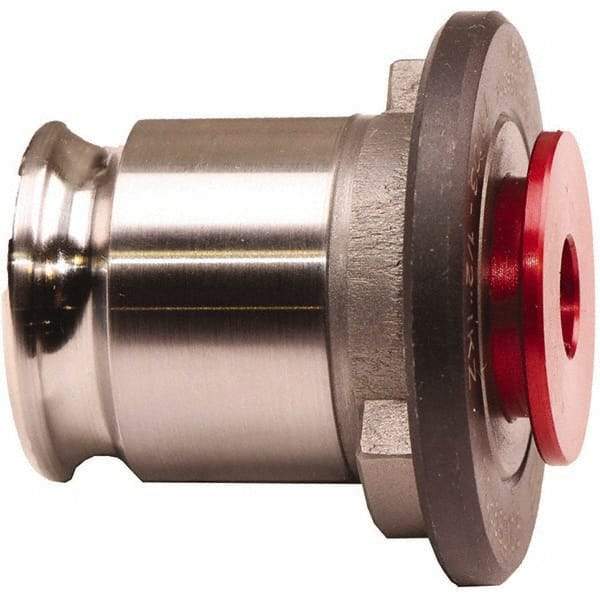 Emuge - 0.168" Tap Shank Diam, 0.131" Tap Square Size, #1 Tapping Adapter - 0.28" Projection, 0.945" Tap Depth, 1.12" OAL, 3/4" Shank OD, Through Coolant, Series EM01 - Exact Tool & Supply