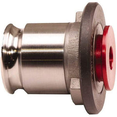 Emuge - 0.168" Tap Shank Diam, 0.131" Tap Square Size, #1 Tapping Adapter - 0.28" Projection, 0.945" Tap Depth, 1.12" OAL, 3/4" Shank OD, Through Coolant, Series EM01 - Exact Tool & Supply