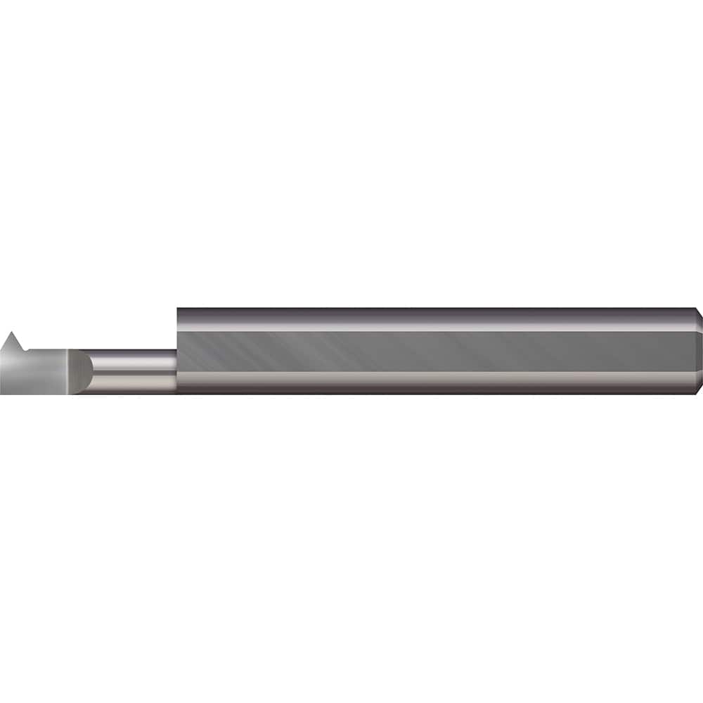 Micro 100 - Single Point Threading Tools; Thread Type: Internal ; Material: Solid Carbide ; Profile Angle: 60 ; Threading Diameter (Decimal Inch): 0.0600 ; Cutting Depth (Decimal Inch): 0.2000 ; Maximum Threads Per Inch: 76 - Exact Tool & Supply