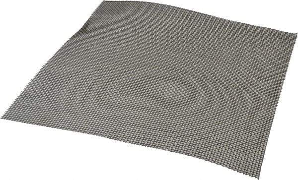 Value Collection - 20 Gage, 0.035 Inch Wire Diameter, 8 x 8 Mesh per Linear Inch, Steel, Wire Cloth - 0.09 Inch Opening Width, 12 Inch Wide x 12 Inch Stock Length - Exact Tool & Supply